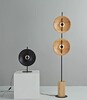 Миниатюра фото настольная лампа inodesign delano wood black 44.5235 | 220svet.ru